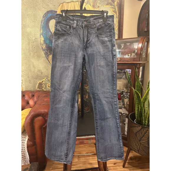 Flypaper Bootcut Jeans W29 L32 Faded Blue Denim - Picture 4 of 10